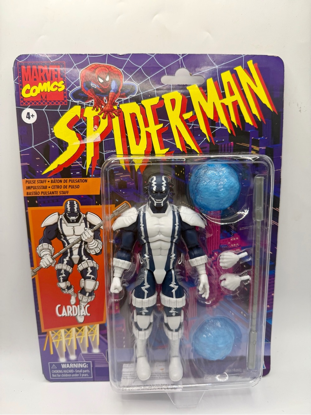 Marvel Spider-Man Cardiac Packaged Action Figure - Purple & Yellow Accents